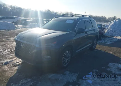 2020 Hyundai Santa Fe Limited from USA, damaged, VIN 5NMS5CAD2LH288427